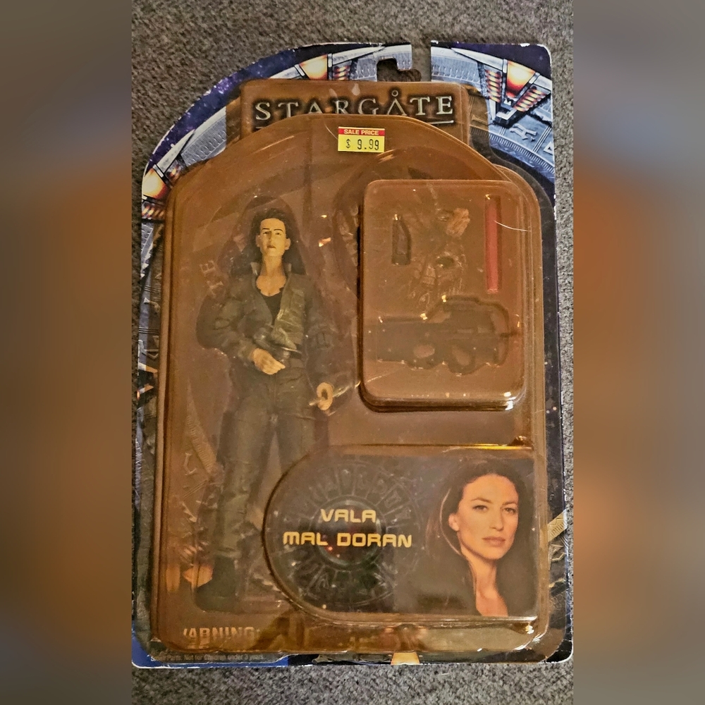VINTAGE STARGATE SG 1 SERIES 3 VALA MAL DORAN ACTION FIGURE 2007
